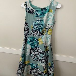 Gently used floral dress, JCREW